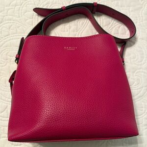 Radley London Fuchsia Leather Shoulder Bag